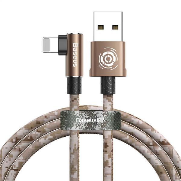 کابل تبدیل USB به لایتنینگ باسئوس مدل Camouflage طول 2 متر